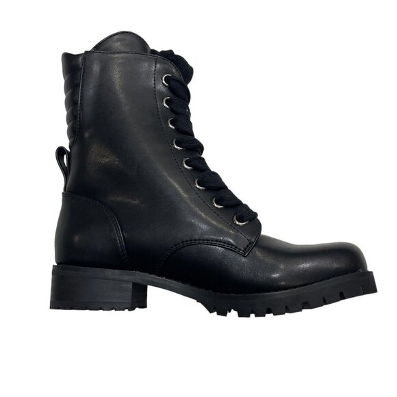 CAPEZIO 610W Flat Combat Boot Women's Size 6M Black Lace Up Zipper Dance Sneaker - Picture 2 of 11